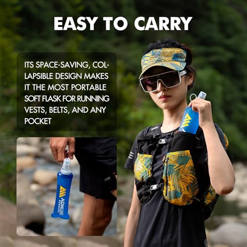 AONIJIE Running Water Bottle 2PCS Soft Flask - size: 2Pcs-500ml