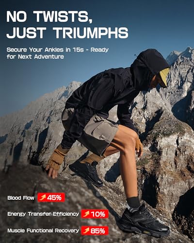 Jaffick Ankle Brace for Women Men – Lightweight Sprain Support