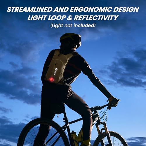 Nepest Hydration Pack Backpack with 2L Water Bladder Reflective Lightweight - color: Black