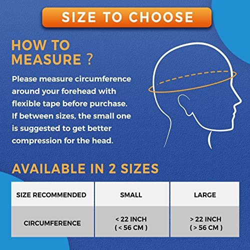 sticro Form Fitting Heated Headache Cap - size: Small