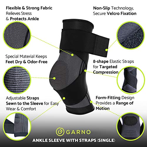 GARNO Ankle Brace for Men & Women, Plantar Fasciitis Relief & Achilles