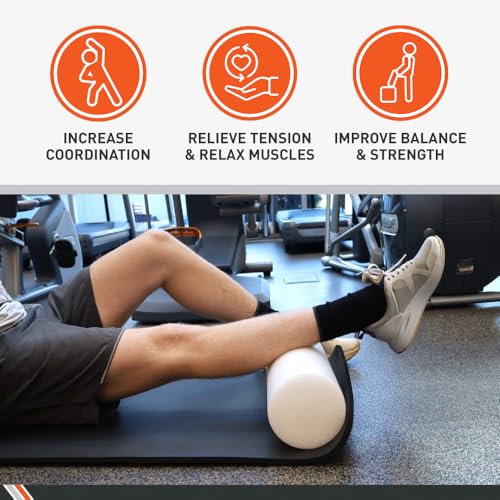 Foam Roller, Full Round 6" x 36" - size: Full Round 6 x 12 in