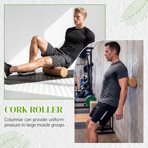 4 Pack Cork Massage Ball, ml, Massage Stick Set - size: ml, style: Massage Stick Set
