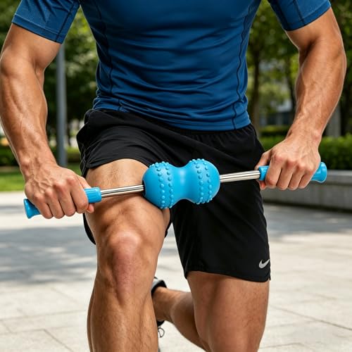 Massage Roller, Portable Multifunctional Body Muscle Yoga Massage Roller Stick Pain Relief Stick for Relief Muscle Soreness