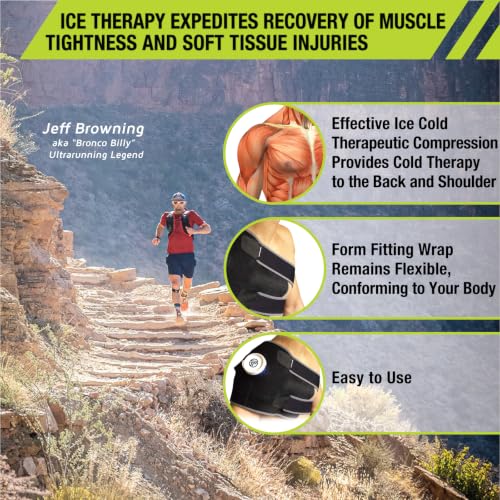 Pro-Tec Athletics Ice Cold Therapy Wrap for Shoulder and Back, Large - size: Large