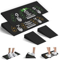Squat Wedge Height-Adjustable Slant Board: 2Pcs Wide Wedges for Weightlifting Leg Glute Workout Improve Strength and Mobility for Gym Home - size: Large*2+Small*2