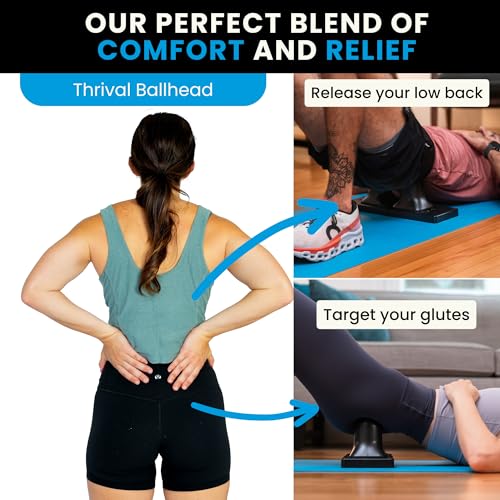 Thrival Ballhead, Psoas Muscle Release Tool, Patented, Carbon Black - color: Carbon Black, size: Thrival Ballhead