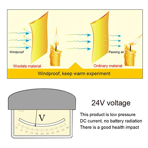 Woolala Heated Body Wrap, Large Electric Heating Pad