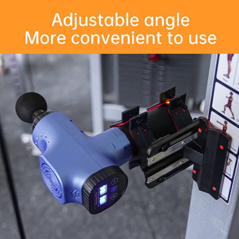 Hand-Free Massage Gun Holder for Back, Percussive Muscle Massage Gun Mount for Self-Massage， Compatible with Most Massage Guns, for Hard to Reach Areas, Mechanical Structure adapts to Most venues