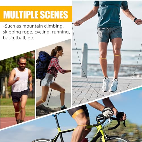Foilswirl Patella Knee Band Basketball Knee Strap,2,Yellow,M - color: Yellow, size: M