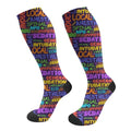 FREEHOTU Compression Knee High Socks for Women/Men Circulation 15-20 Mmhg - color: Anesthesia