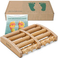 Foot Massager, Plantar Fasciitis Relief, Wooden Massage Roller, Arch Shape - style: Wooden Massage Roller