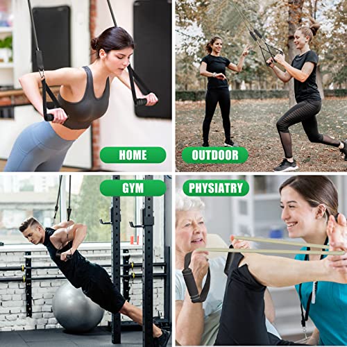 WIKDAY Resistance Bands with Handles for Exercise,beginners - color: 200LBS GRAY