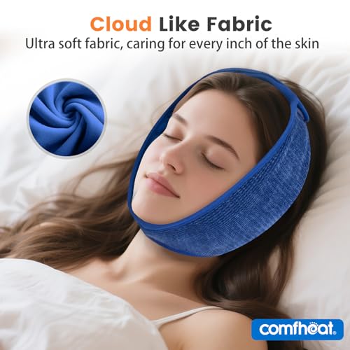 Face Heating Pad for TMJ Relief Jaw Pain, Moist Heat Wrap FSA, HSA