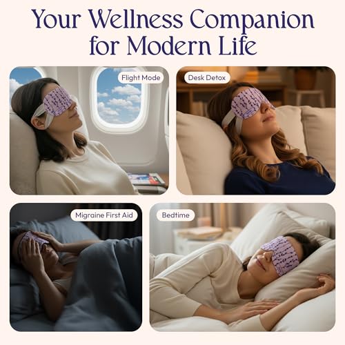 FOMIN Steam Eye Mask (20 Pack) Lavender Warm Compress - for Dry Eyes - Spa - color: Lavender