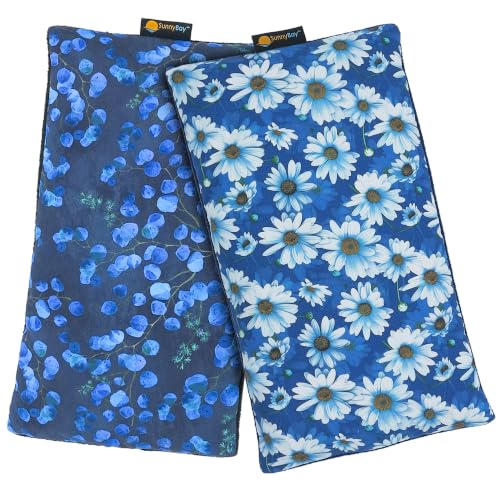 SunnyBay Heating Pad, Neck and Shoulder Wrap, 6x11 inch, Eucalypse - color: Pack of 2 - Euca