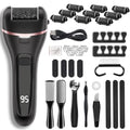 Wea&Hea Electric Foot Callus Remover, Professional 30-in-1 Pedicure Kit - style: Kit 30 in 1