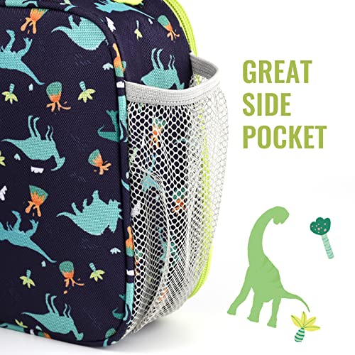 Genteen Kids Insulated Lunch Box for Boys Girls,Back to School,Office - color: P-1pk Dino