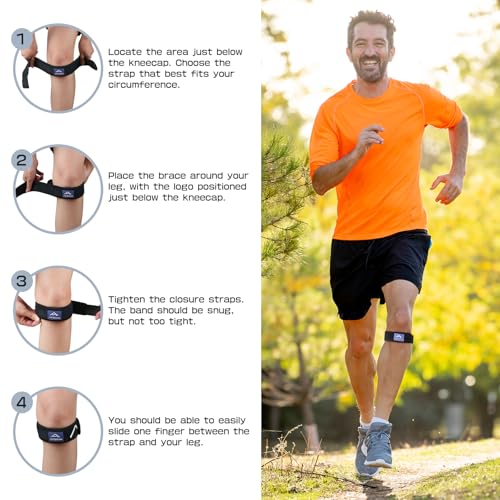 Patellar Band Tendon Support Strap - 2 Pack