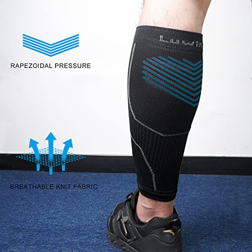Luwint Kids & Teens Calf Compression Sleeves for Runnig, Pain Relief,1 Pair - size: Kids 8-12 Yrs