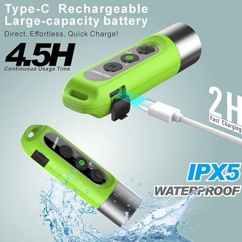 Electronic Whistle Highest IPX5 Maximum Sound 125db Battery 1000mAh Blue for Coaches Teacher, Sports Whistle - color: Light Green