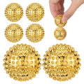 6 Pcs Magnetic Spiky Massage Ball Hand Exercise Relief, Gold