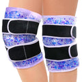 Knee Ice Pack Wrap for Pain Relief 2 Pack, Reusable Gel Cold Therapy - color: Light Purple-2 Pack