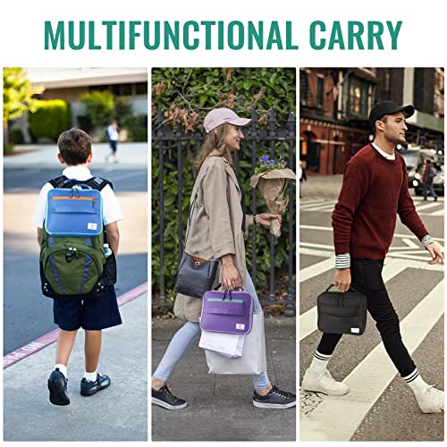 Genteen Kids Insulated Lunch Box for Boys Girls,Back to School,Office - color: C-1pk Green