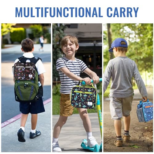 Genteen Kids Insulated Lunch Box for Boys Girls,Back to School,Office - color: P-1pk Shark