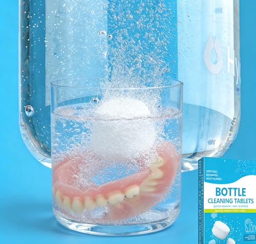 30 Pack Water Bottle Cleaning Tablets,Removing Limescale and Tea Stains