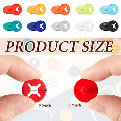 Juexica Race Bib Clips Running Number Holder - color: Mixed Colors