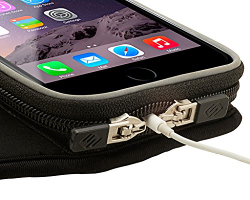 Sporteer Entropy E8 Padded Running Armband Phone Holder, Fits Cases, M/L - size: M/L Reflective Black Straps