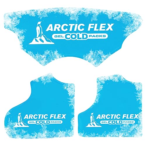 Arctic Flex Gel Replacement Packs - Ice Packs Reusable for Ankle Ice Brace - size: Ankle