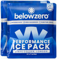 Below Zero Prefilled Reusable Ice Packs for Coolers | Long Lasting Freezer Ice Blocks for Camping, Lunch Bags & More | 48 Hour Cooler Ice Pack Technology - style: Medium - 2pk (New Design)