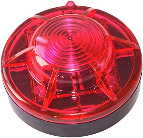 LED Road Flares Roadside Flashing Emergency Lights Beacon with Magnetic Base for Vehicle and Outdoor Sports..(scarlet) - color: scarlet