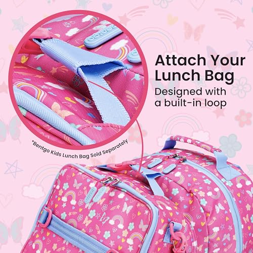 Bentgo Kids Print Durable & Water-Resistant Backpack - color: Rainbows, size: Kids Medium