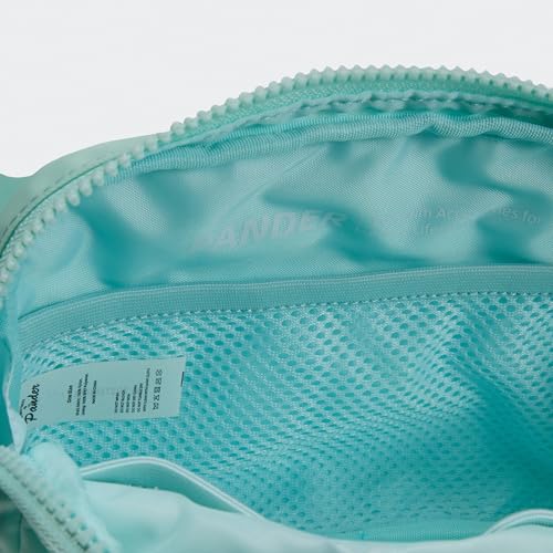 Pander Belt Bag Large 2L, Nylon Fanny Pack Purse for Women and Men with Adjustable Strap - color: Pale Turquoise
