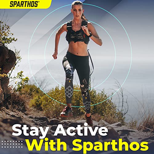 Sparthos Calf Compression Sleeves, Shin Splint Relief Men, Women - Black-M - color: Midnight Black