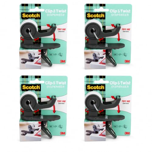 Scotch Desktop Tape Dispenser, 4 Dispensers - size: 4-Pack