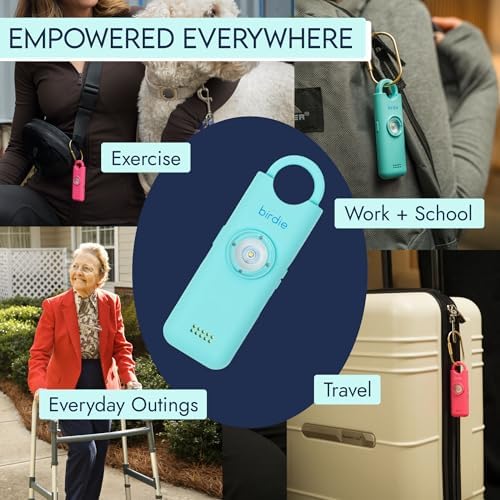 She’s Birdie 3.0 New Version – The Original Personal Safety Alarm for Women by Women–Loud Siren, Flash Light and Rechargeable Battery in a Variety of Colors (Espresso) - color: Espresso