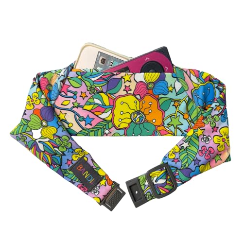 BANDI KIDS Pocket belt for Medical, Sports, Play Comfortable fit Adjustable waist pack, Made In USA - color: Daydream