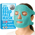 Perfect Remedy Face Ice Pack, Reusable Hot & Cold Ice Face Mask, Gel Compress for Helping with Puffy Eyes and aiding in Conditions of Swelling, Facial Spa Cooling Mask for Women and Men (Green) - color: Green