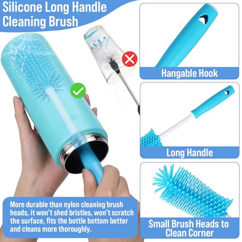 XANGNIER Water Bottle Cleaner Brush Set for Owala 24oz/32oz/40oz Cup,5 Pcs - size: 5 pack