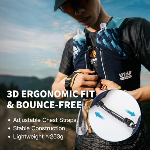AONIJIE Running Vest Hydration Backpack for Men Women - size: Small