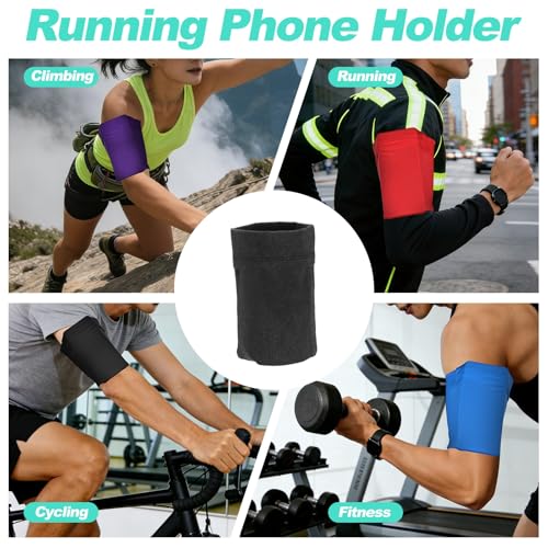 Cell Phone Armband Sleeve, Universal Sports Arm Band Charcoal Grey - color: Charcoal Grey