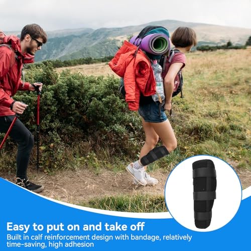 Calf Fixed Stabilizer, Comfortable Calf Support Strap Splint Tibia and Fibula Protector Shank Fracture Fixation Strap for Men and Women(M) - size: M