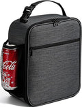 ZM-YOUTOO Lunch Box for Men - Reusable Lunch Bag Men Adult Women- Insulated Small LunchBox (Depth Gray) - color: Depth Gray