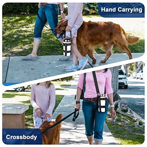 Cosmos Water Bottle Holder Strap - Crossbody Sling Strap with Handle & Shoulder Straps, Fits 20 oz to 64 oz Wide Mouth Bottle for Walking, Hiking, Camping, Travel