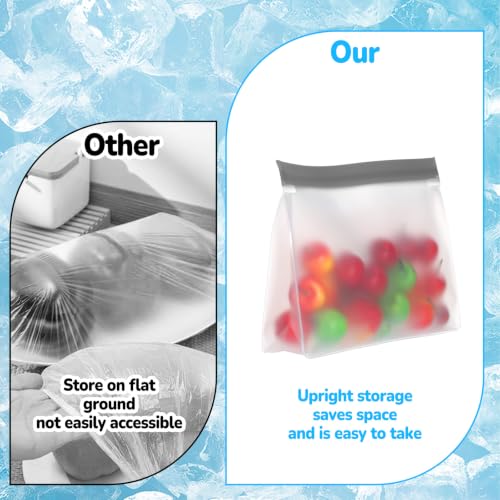Reusable Ice Storage Bags - color: grey
