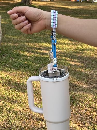 Outman Sport Water Bottle Handle Strap Holder Sling Cup Handle - color: Blue and Purple